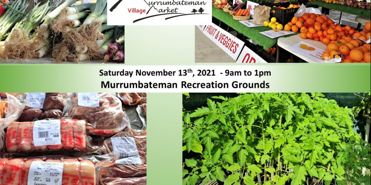 Murrumbateman Village Markets THIS Saturday